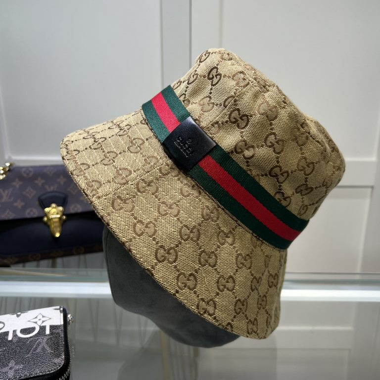 Gucci Gucci classic original single fisherman's hat, exquisite pure also grungy very feeling, cool and stylish, counter out of stock popular, quality is super!