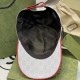 Gucci (Gucci) classic original single baseball cap     counter 11 open mold customized, the highest version, the original canvas material   head layer cowhide, cotton lining, light and breathable! In-kind shooting, four 