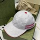 Gucci (Gucci) classic original single baseball cap     counter 11 open mold customized, the highest version, the original canvas material   head layer cowhide, cotton lining, light and breathable! In-kind shooting, four 