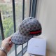 Gucci New Jacquard Letter Baseball CapClassic jacquard letters, never die of fashion!Ins bloggers concave modeling small single product