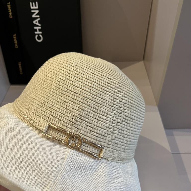 ￥Gucci Gucci New Straw Hat, Celebrity Style, Head Circumference 57cm