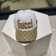 [GUCCI Gucci] 2022 counter new simple baseball cap, very trendy! Casual sports models, classic production, super good with clothes!