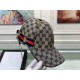 With box bag, Gucci (Gucci) new original single baseball cap, tiger head webbing, 11 open mold customized, heavy embroidery, details comparable to the counter, the original canvas material   head cowhide, the quality is 