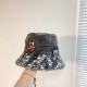 with dust bag [GUCCI Gucci] 2023 new cowboy hipster pattern model fisherman hat, out of the street essential super good with, hurry to get!