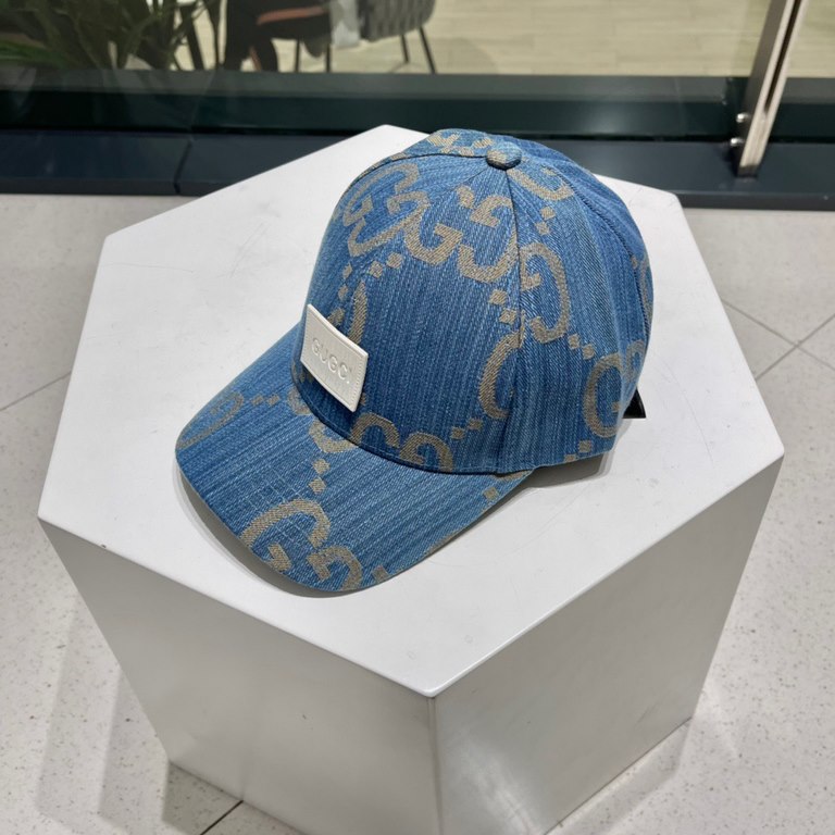 [GUCCI Gucci baseball cap  , counter new simple and very trendy! Casual sports models, classic production, super good with clothes!