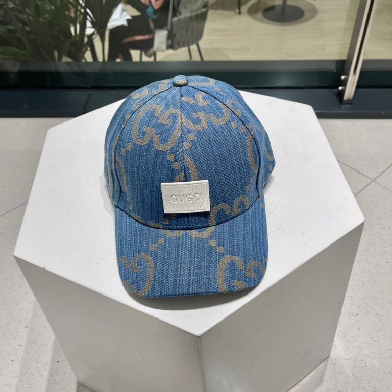 [GUCCI Gucci baseball cap  , counter new simple and very trendy! Casual sports models, classic production, super good with clothes!