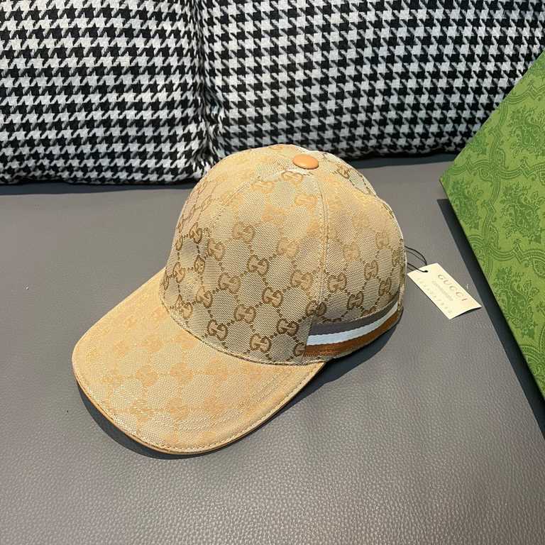 The new colors of the classic!Wannabe classic model new color shipment!With box bag, Gucci (Gucci) classic original single baseball cap     counter 11 open mold customized, the highest version, the original canvas materi