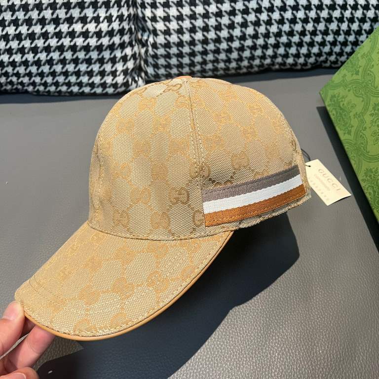 The new colors of the classic!Wannabe classic model new color shipment!With box bag, Gucci (Gucci) classic original single baseball cap     counter 11 open mold customized, the highest version, the original canvas materi