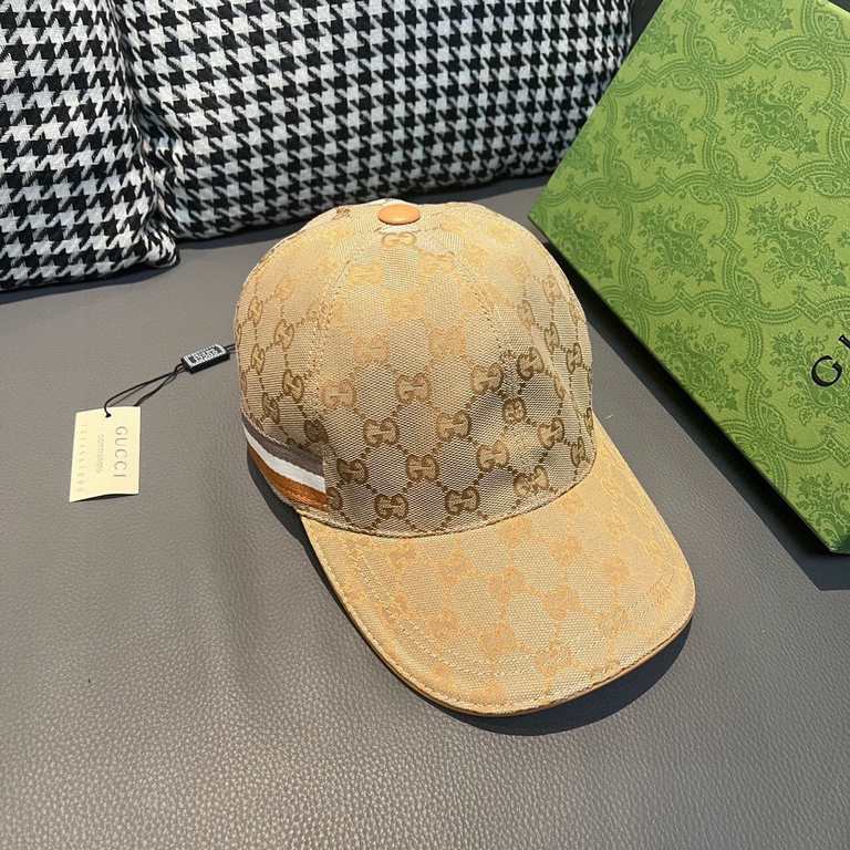 The new colors of the classic!Wannabe classic model new color shipment!With box bag, Gucci (Gucci) classic original single baseball cap     counter 11 open mold customized, the highest version, the original canvas materi