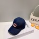 [GUCCI Gucci embroidered baseball cap  , counter new simple and very trendy! Casual sports models, classic production, super good with clothes!