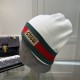 [Gucci GUCCI official website classic models, small red book explosion! 70 percent wool, 30 rabbit hair knit cap! Men and women with the same models, thickened more warm, fashionable and popular   texture first-class, th