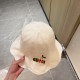 with dust bag [GUCCI Gucci] 2023 spring and summer wave brim waterproof slip material fisherman's hat, the big brand model is super good with, hurry to get!