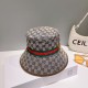 Original qualityGUCCI Gucci fisherman's hat   official website new Gucci fisherman's hat is on fire Craft is very exquisite High-grade atmosphere upscale! Low-key luxury, easy to carry!