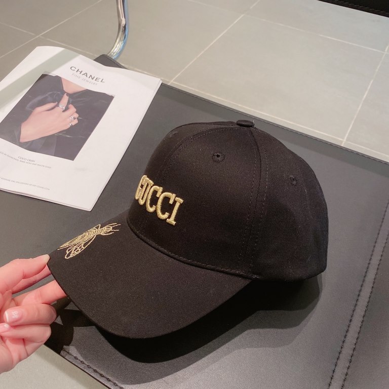 Gucci Gucci 23 years new baseball cap, duck tongue cap, men's and women's baseball cap, head circumference 57cm