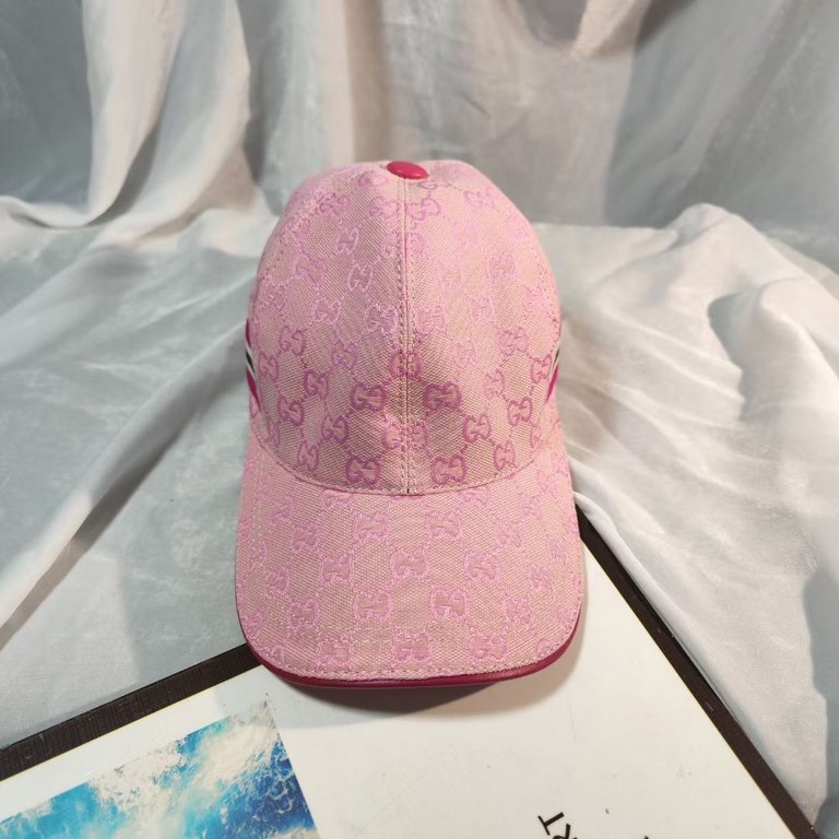 With box bag, Guci Gucci new original single baseball cap, counter 11 open mold customized, heavy embroidery, original canvas material   head layer cowhide, lightweight and breathable! Superb quality, basic head circumfe