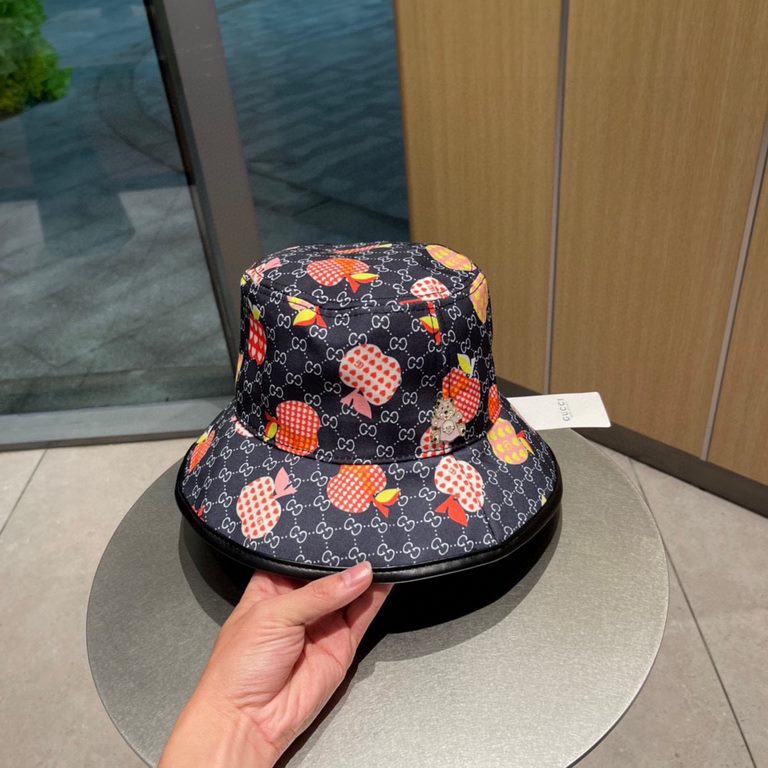 Gucci (Gucci) 2023 new original single fisherman hat Best match Add LOGO printing, physical shooting, men and women applicable.