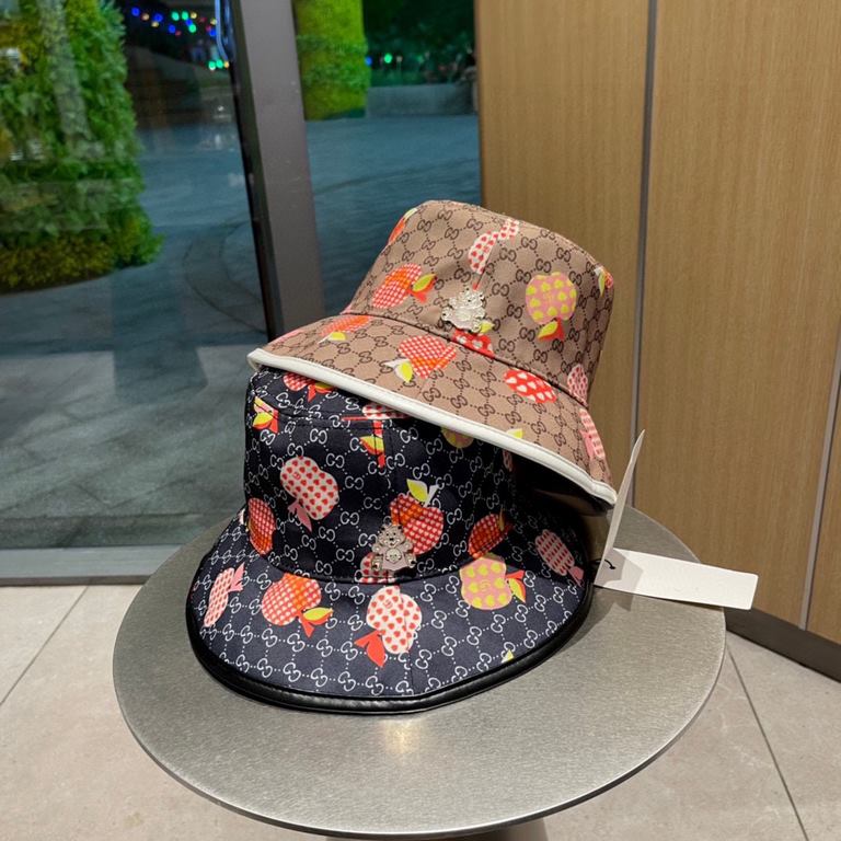 Gucci (Gucci) 2023 new original single fisherman hat Best match Add LOGO printing, physical shooting, men and women applicable.