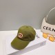 [GUCCI Gucci embroidered baseball cap  , counter new simple and very trendy! Casual sports models, classic production, super good with clothes!