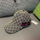 Gucci baseball cap.With box bag, Gucci (Gucci) new original single baseball cap, tiger head webbing, 11 open mold customized, heavy embroidery, details comparable to the counter, the original canvas material   head layer