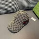 Gucci baseball cap.With box bag, Gucci (Gucci) new original single baseball cap, tiger head webbing, 11 open mold customized, heavy embroidery, details comparable to the counter, the original canvas material   head layer