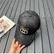 GUCCI Gucci 2023 new simple baseball cap, very trendy! Casual sports models, classic production, super good with clothes!