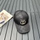 GUCCI Gucci 2023 new simple baseball cap, very trendy! Casual sports models, classic production, super good with clothes!