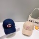 [GUCCI Gucci embroidered baseball cap  , counter new simple and very trendy! Casual sports models, classic production, super good with clothes!