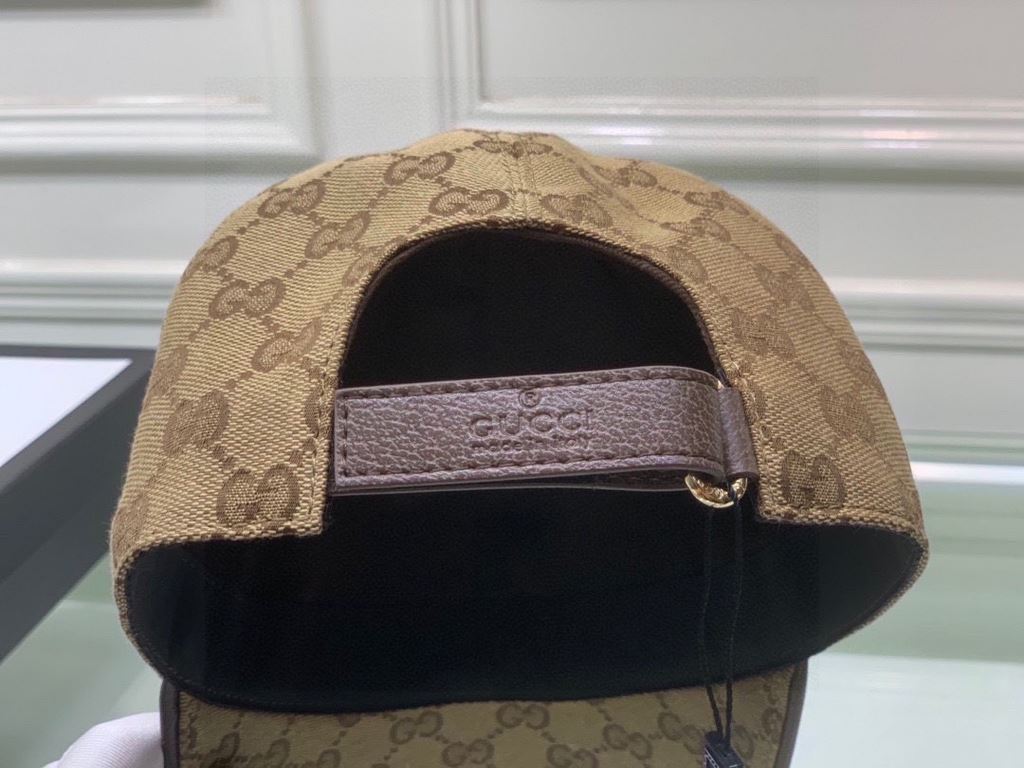 New models arrived!With packaging cloth bag, Gucci (Gucci) new original single baseball cap, hot gold webbing, counter the latest models, 11 open mold customized, genuine open mold, original canvas material   head layer 