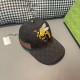 Gucci Baseball Cap, Gucci Baseball Cap, Gucci Baseball Cap.With box bag, Gucci (Gucci) original single baseball cap, large bee embroidery, 11 open mold customized, heavy embroidery, details comparable to the counter, the