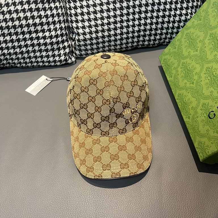 TheWannabe classic model shipment!With box cloth bag, Gucci (Gucci) classic original single baseball cap     gold small embroidery, counter 11 open mold customized, the highest version, the original canvas material   hea