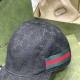 Gucci (Gucci) classic original single baseball cap     counter 11 open mold customized, the highest version, the original canvas material   head layer cowhide, cotton lining, lightweight and breathable! In-kind shooting,