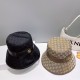 Original qualityGUCCI Gucci fisherman's hat   official website new Gucci fisherman's hat is on fire Craft is very exquisite High-grade atmosphere upscale! Low-key luxury, easy to carry!