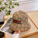 GuccI old flower logo fisherman hat2023 new double C big logo jacquard craft couples with the same models