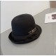 Gucci Gucci Straw Hat, Horseshoe Button Rolled Bowler Hat Foldable, Head Circumference 57cm