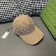 Gucci(Gucci).With box cloth bag, Gucci (Gucci) classic original single baseball cap     gold silk logo. counter 11 open mold customized, the highest version, the original canvas material   head layer cowhide, cotton lini