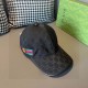 .With box cloth bag, Gucci (Gucci) latest original single baseball cap, double G webbing. Counter 11 open mold customized, the highest version, the original canvas material   head layer cowhide, lightweight and breathabl