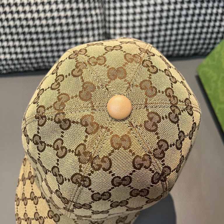 Wannabe classic model new color shipment!With box cloth bag, Gucci (Gucci) classic original single baseball cap     counter 11 open mold customized, the highest version, the original canvas material   head layer cowhide,