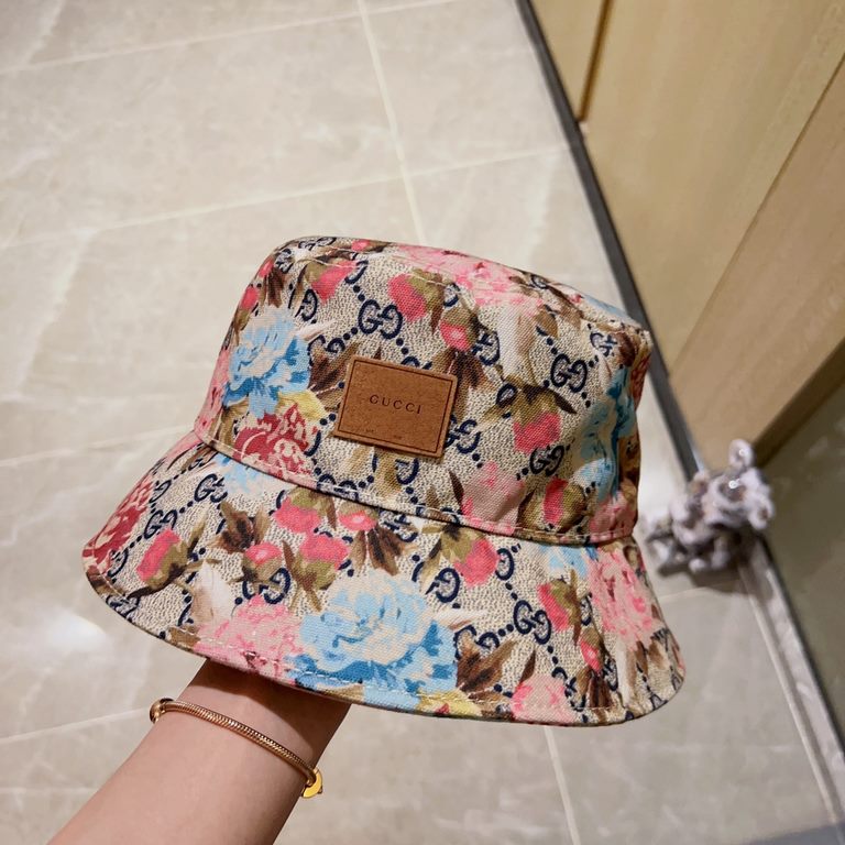 with dust bag [GUCCI Gucci] 2023 new counter synchronization fisherman's hat, out of the street essential super good with, hurry to get!