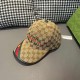 Gucci (Gucci) new original single baseball cap.With box bag, Gucci (Gucci) new original single baseball cap, 11 open mold customized, heavy embroidery, details comparable to the counter, the original canvas material   he