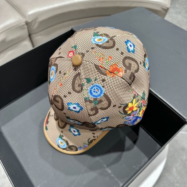 [GUCCI Gucci baseball cap  , counter new simple and very trendy! Casual sports models, classic production, super good with clothes!