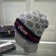 GUCCI Gucci official website the latest wool knit cap,   official website original single reproduction. Very soft pro-skin, elasticity is very good   texture and very versatile style ~ very warm, fall and winter essentia