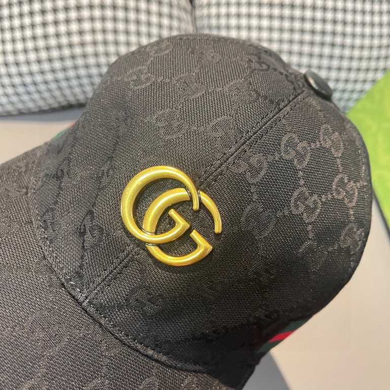 New models arrived!With packaging cloth bag, Gucci (Gucci) new original single baseball cap, metal double G, the latest models of the counter, 11 open mold customized, genuine open mold hardware, original canvas material