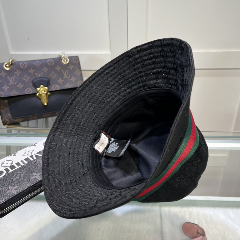 Gucci Gucci classic original single fisherman's hat, exquisite pure also grungy very feeling, cool and stylish, counter out of stock popular, quality is super!