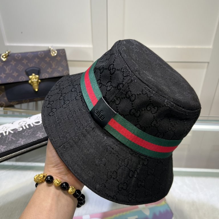 Gucci Gucci classic original single fisherman's hat, exquisite pure also grungy very feeling, cool and stylish, counter out of stock popular, quality is super!