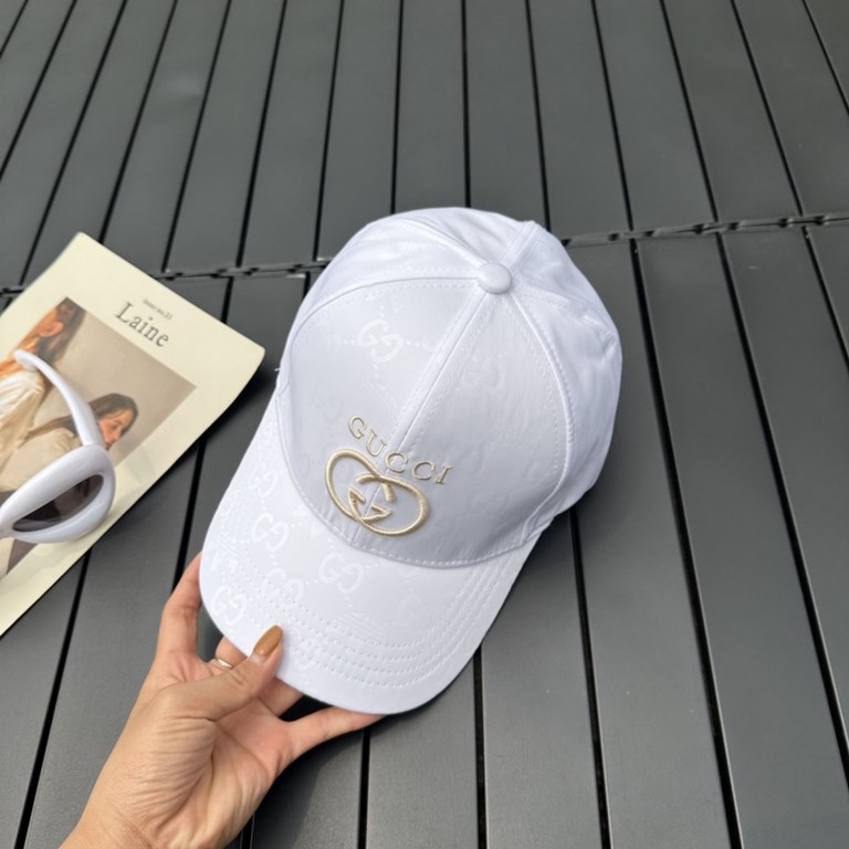 GUCCI Gucci 2023 new simple baseball cap, very trendy! Casual sports models, classic production, super good with clothes!