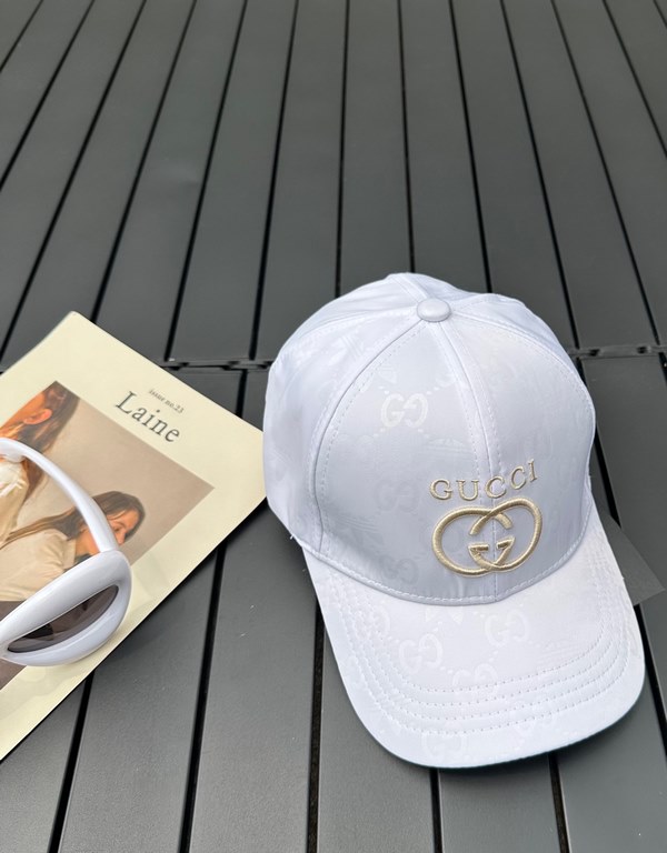 GUCCI Gucci 2023 new simple baseball cap, very trendy! Casual sports models, classic production, super good with clothes!