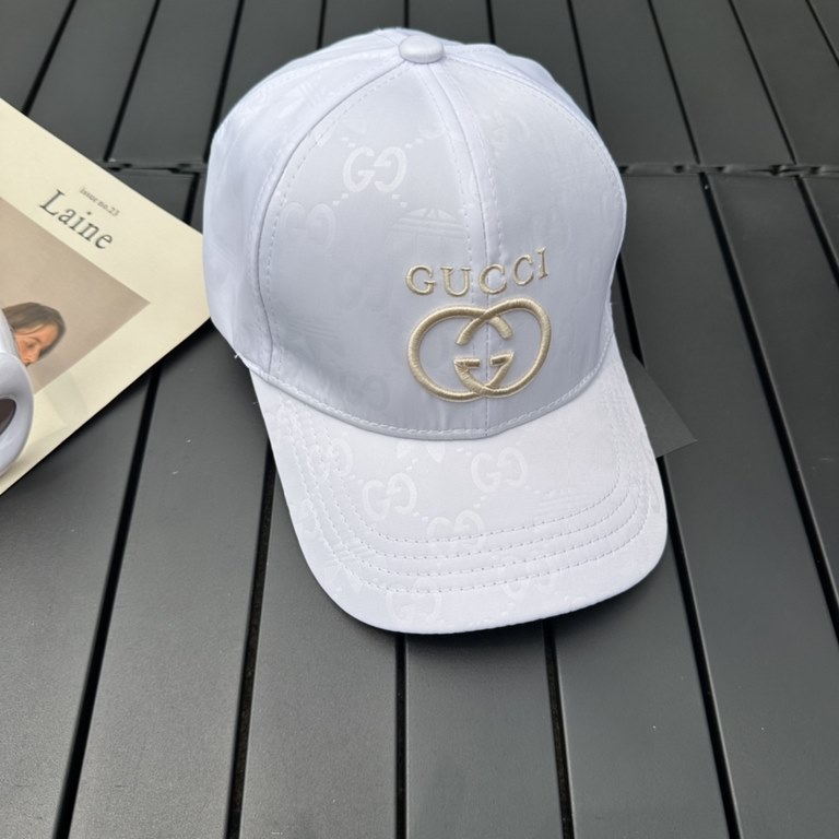 GUCCI Gucci 2023 new simple baseball cap, very trendy! Casual sports models, classic production, super good with clothes!