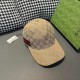 With box bag, Gucci (Gucci) classic original single baseball cap     gold silk logo. counter 11 open mold customized, the highest version, the original canvas material   head layer cowhide, cotton lining, lightweight and