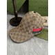 Special GUCCI original customized 11 open mold custom cowboy hat both the brand's traditional luxury connotation and modern streetwear aesthetics to show the design personality of the spring and summer series The cap is 