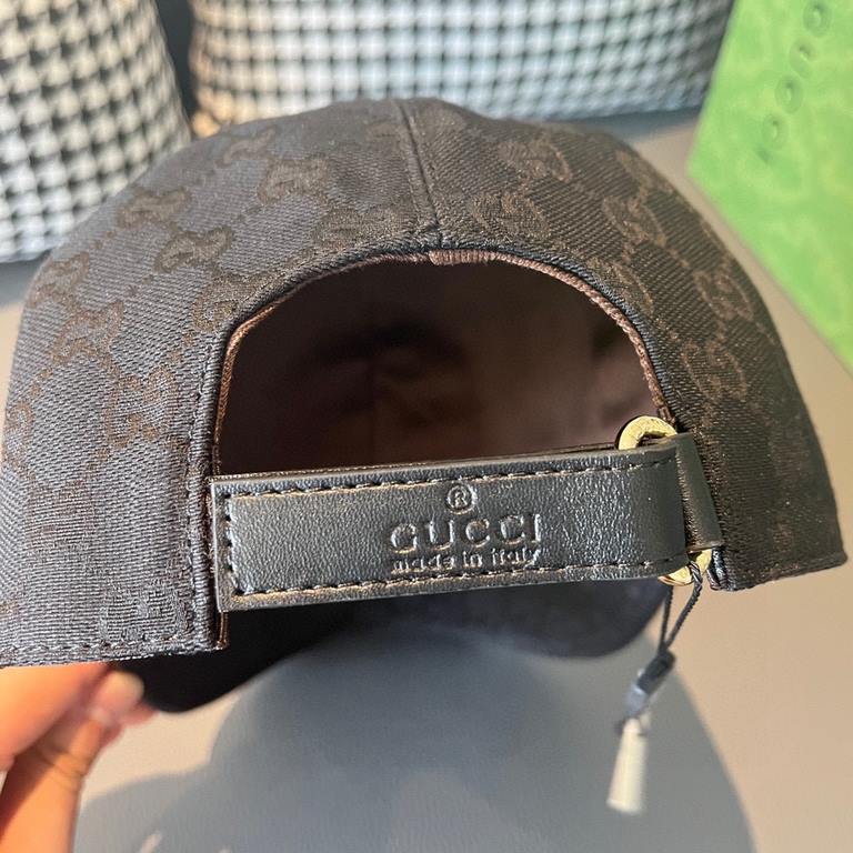 Gucci.With box cloth bag, Gucci (Gucci) new original single baseball cap, north face embroidery! Counter 11, imported canvas   head cowhide, generation purchase popular, men and women can be used with models, the quality